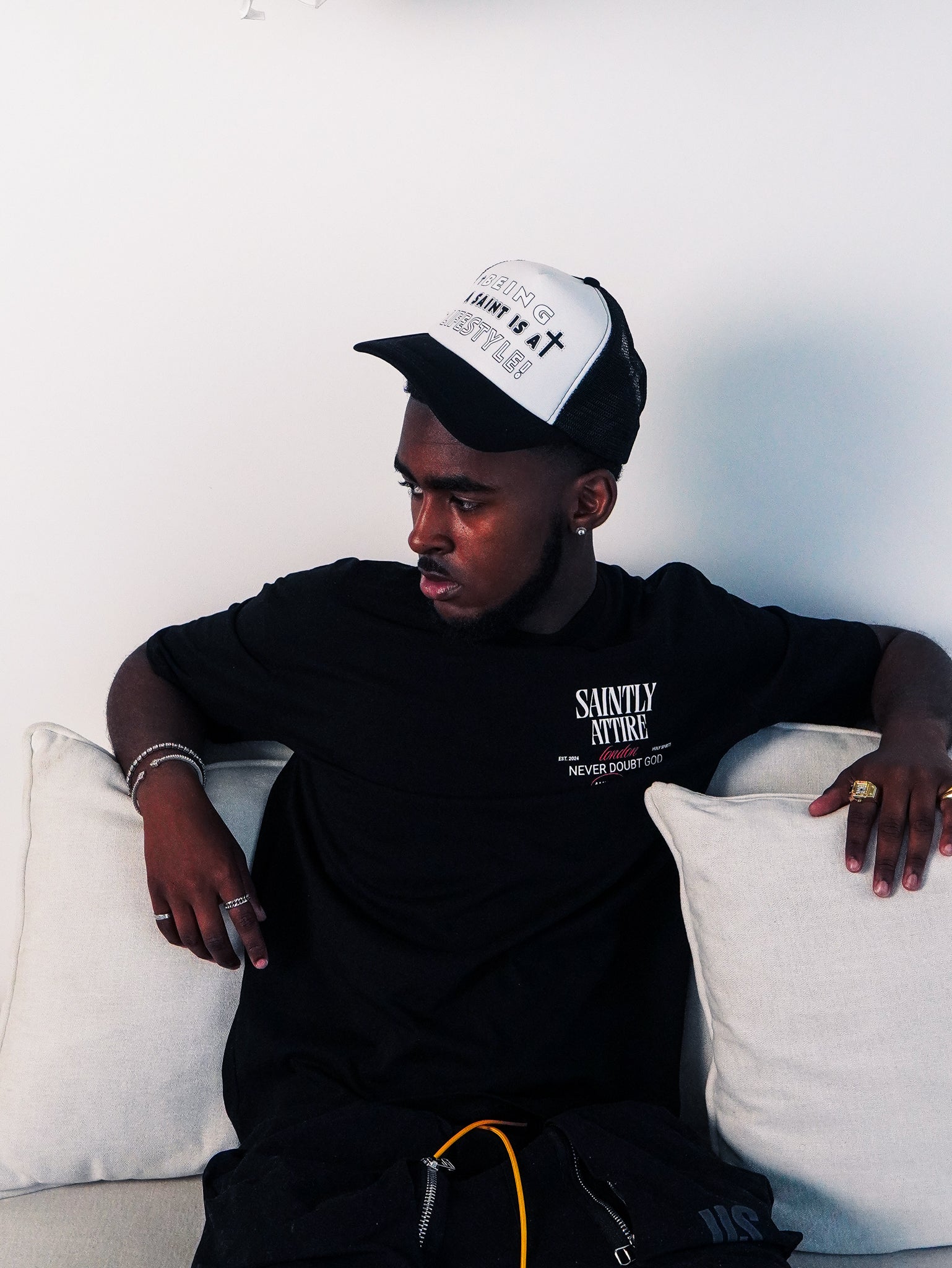 Lifestyle Trucker Hat - Black