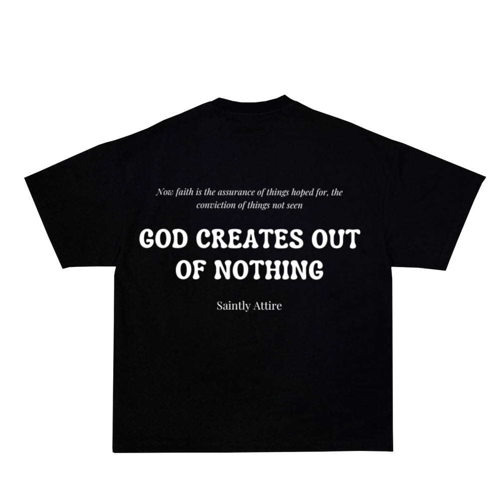 God Creates Tee - Oversized