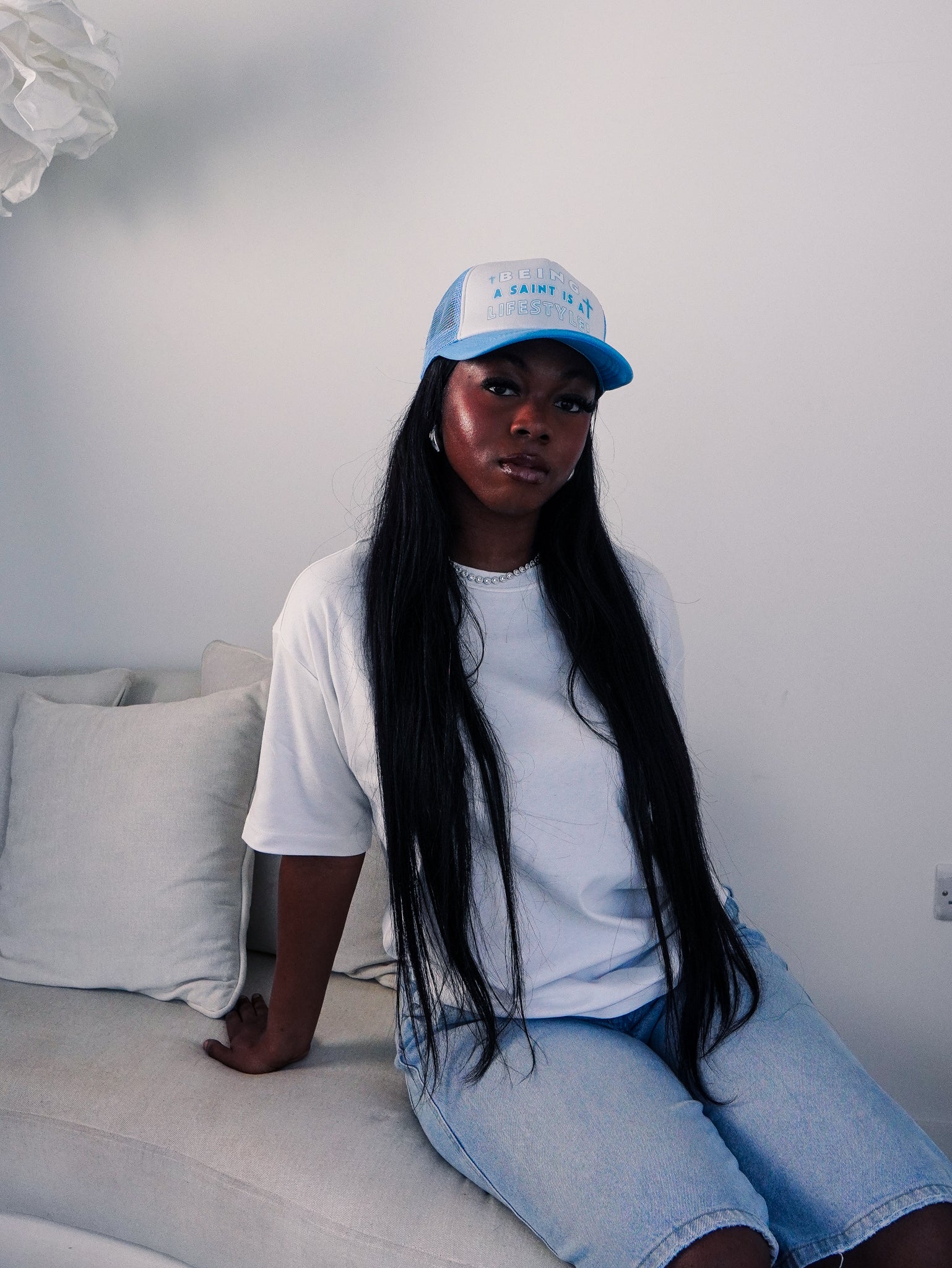 Lifestyle Trucker Hat - Baby Blue (Clearance)