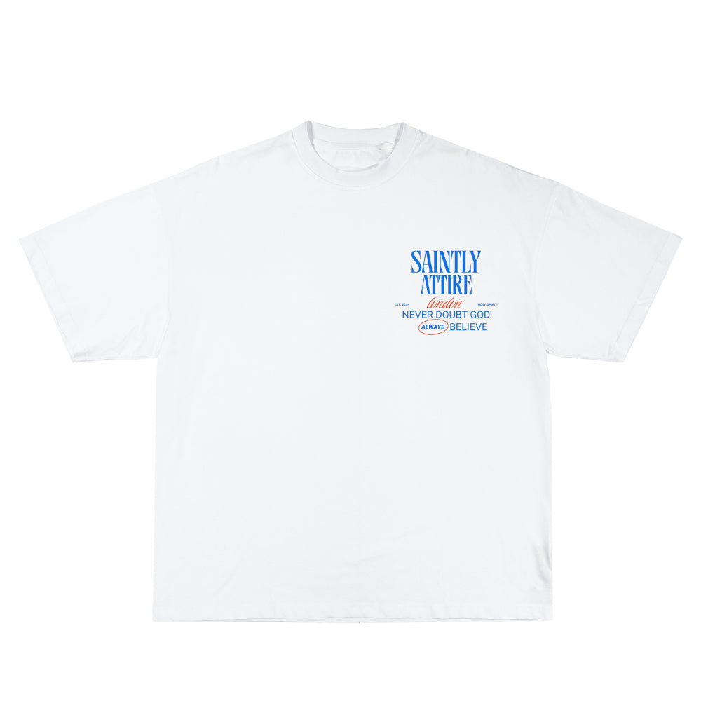 Never Doubt God Tee - White