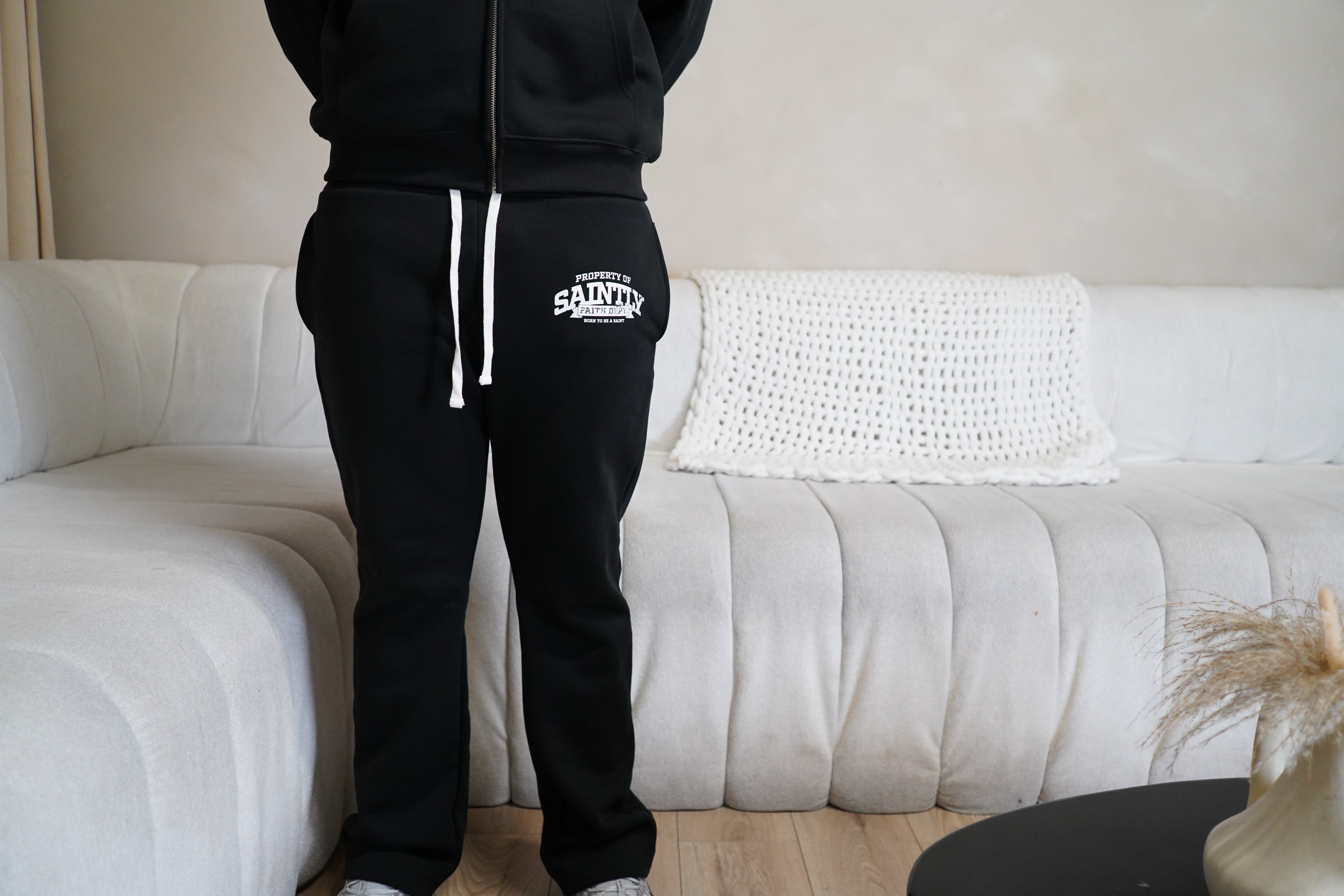 Faith Dept Joggers - Black