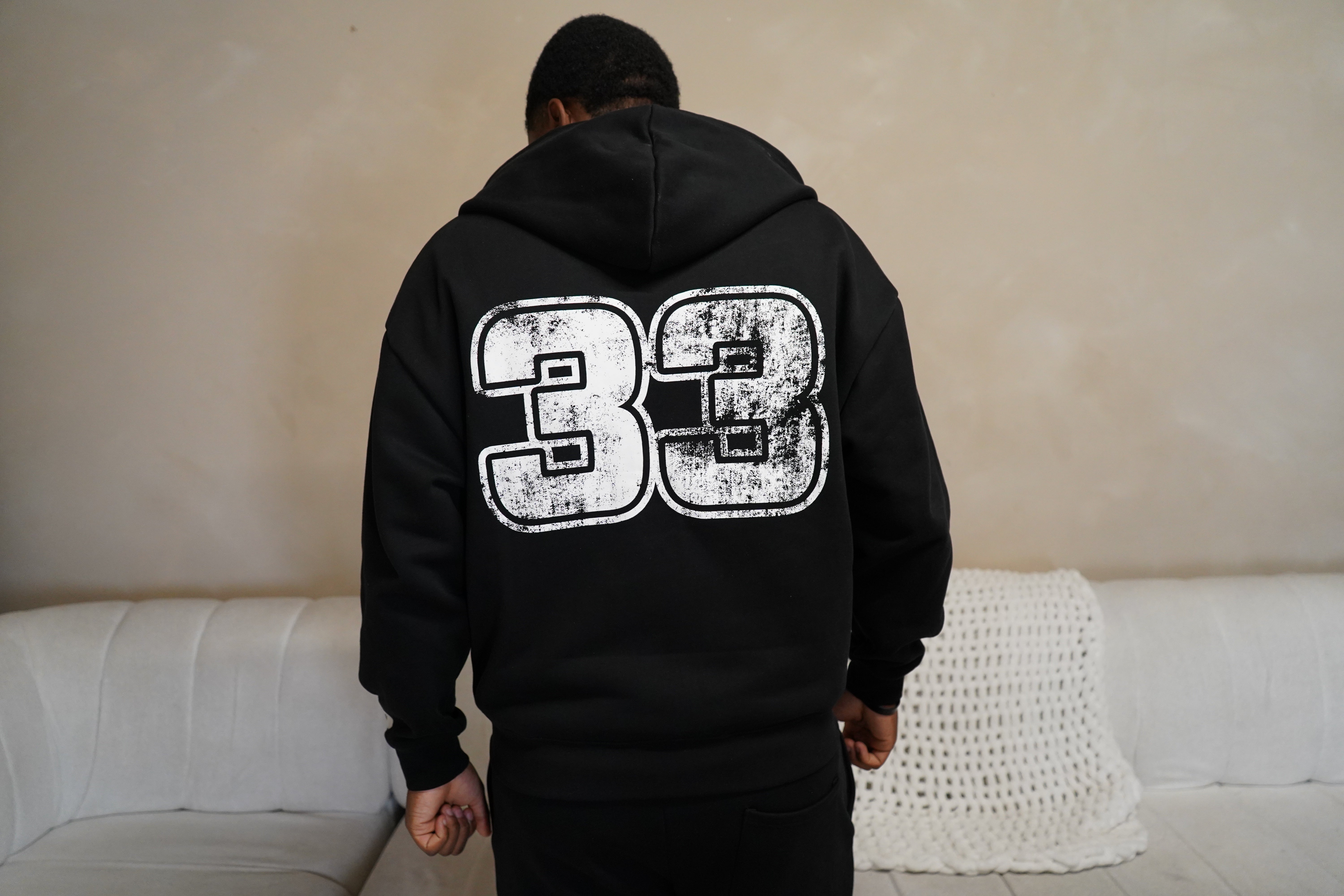 Faith Dept Hoodie - Black
