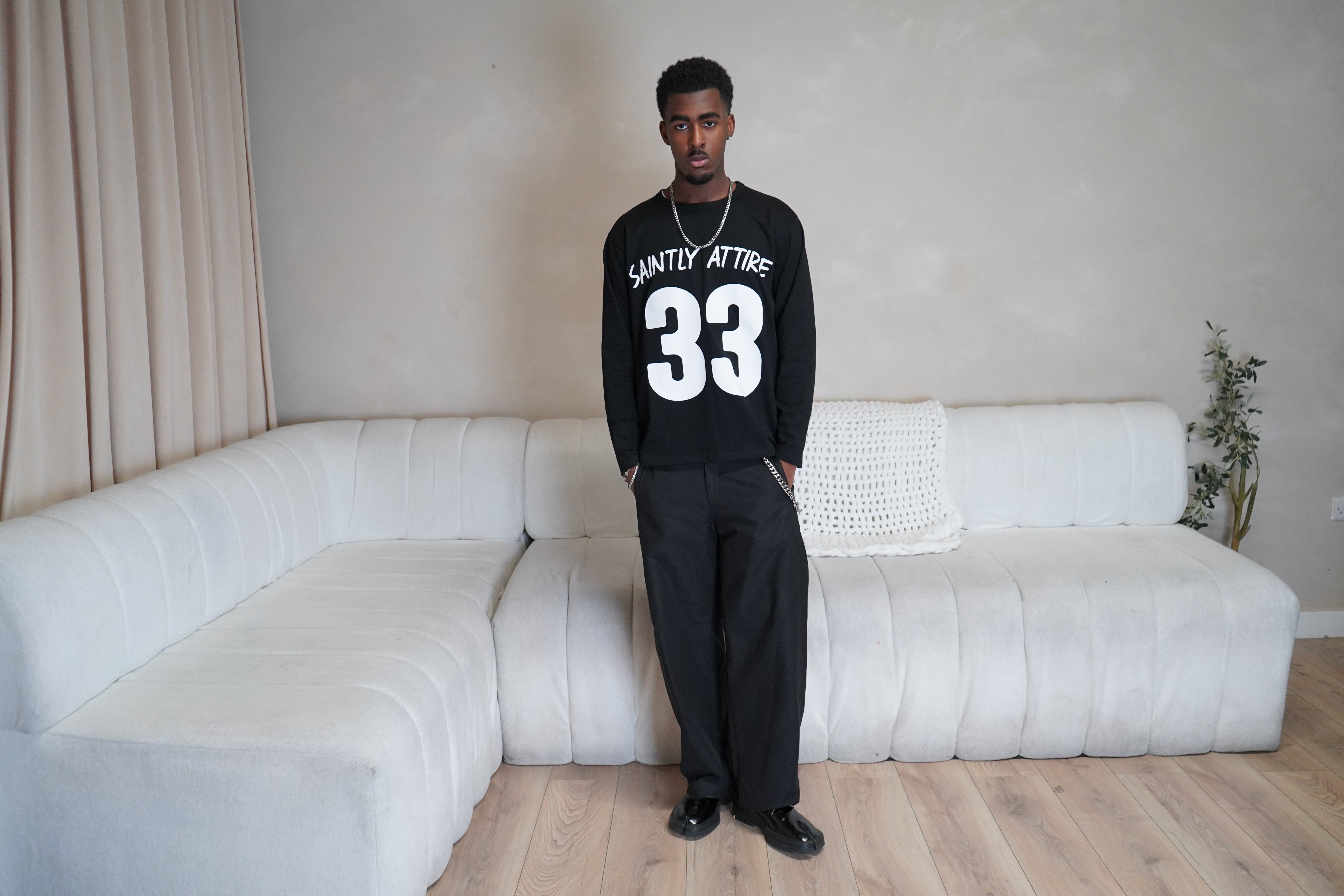 33 Long sleeve - Black